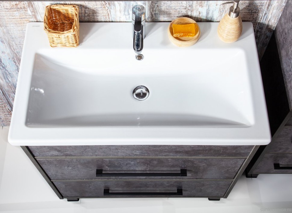 Мебель для ванной комнаты Бриклаер Чили 70 цемент