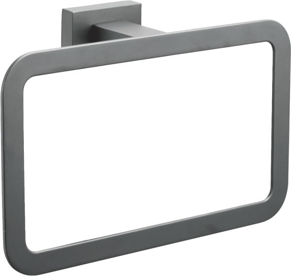 Держатель для полотенец Shevanik SG5606T оружейная сталь, кольцо