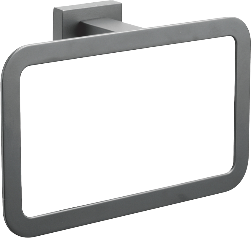 Держатель для полотенец Shevanik SG5606T оружейная сталь, кольцо