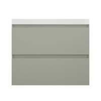 Тумба с раковиной Style Line Манхэттен 70 подвесная, олива, раковина Andrea Classic 70