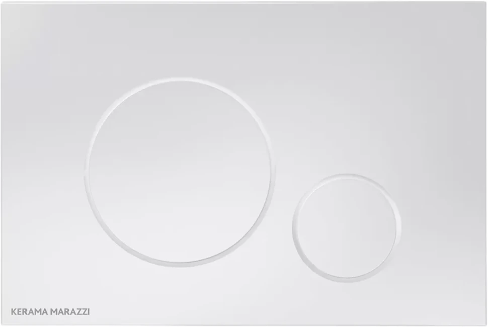 Комплект Унитаз подвесной KERAMA MARAZZI Sfera SF.wc.02 безободковый, с микролифтом, глянцевый белый + Инсталляция + Кнопка FPR.A.WHT белый глянец