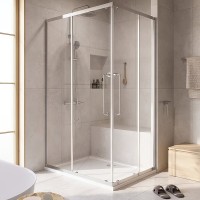 Душевой уголок Cezares Relax RELAX-304-AH-2-120/90-C-CR 120x90, профиль глянцевый хром
