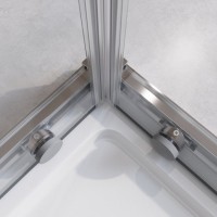 Душевой уголок Cezares Relax RELAX-304-AH-2-120/90-C-CR 120x90, профиль глянцевый хром