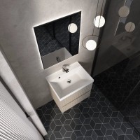 Тумба под раковину для ванной AQUAme S1 60 бежевая