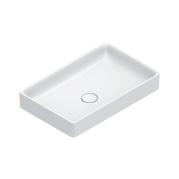 Накладная раковина Catalano Green 0422600001 60 глянцевая белая, прямоугольная