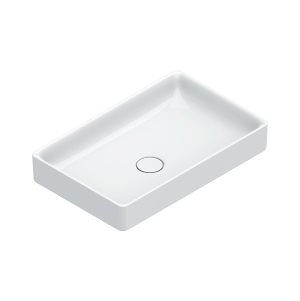 Накладная раковина Catalano Green 0422600001 60 глянцевая белая, прямоугольная