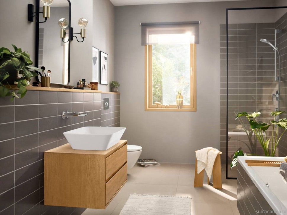 Смеситель для раковины Hansgrohe Rebris E 72568000 С ВНУТРЕННЕЙ ЧАСТЬЮ
