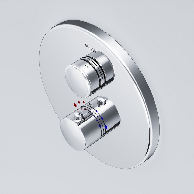 Термостатический смеситель встраиваемый AM.PM Inspire V2.0 F50A75700 С ВНУТРЕННЕЙ ЧАСТЬЮ, хром