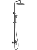 Душевая стойка Cezares Slider SLIDER-CD-NOP со смесителем, матовый черный