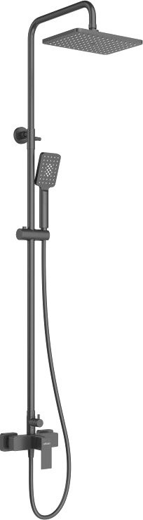 Душевая стойка Cezares Slider SLIDER-CD-NOP со смесителем, матовый черный