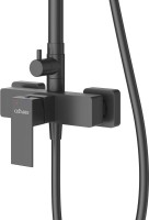 Душевая стойка Cezares Slider SLIDER-CD-NOP со смесителем, матовый черный