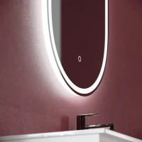 Зеркало Sancos Oval 55 с фронтальной подсветкой