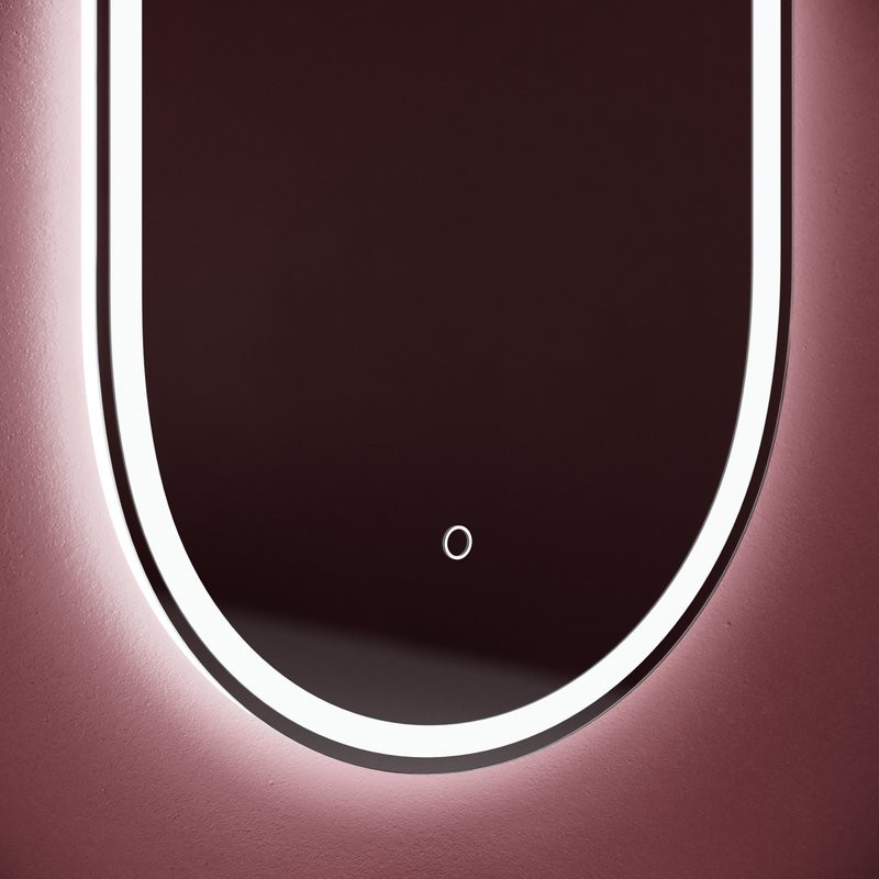 Зеркало Sancos Oval 55 с фронтальной подсветкой