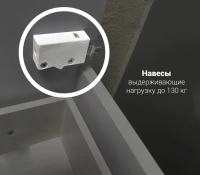 Мебель для ванной комнаты 1MarKa Этюд 75П белый глянец Мебель для ванной комнаты 1MarKa Этюд 75П белый глянец