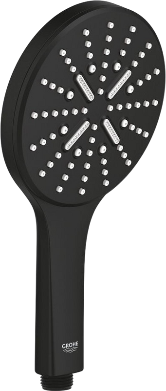 Душевая лейка Grohe Rainshower SmartActive 130 22127KF0 фантомный черный