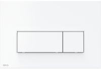 Комплект Унитаз подвесной EvaGold K505 безободковый, с микролифтом + Инсталляция AlcaPlast AM101/1120-4:1 RU M570-0001 кнопка смыва белая