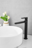 Смеситель для раковины BELZ B713 B11713-7 черный Смеситель для раковины BELZ B713 B11713-7 черный