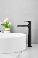 Смеситель для раковины BELZ B713 B11713-7 черный Смеситель для раковины BELZ B713 B11713-7 черный