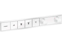 Термостатический смеситель встраиваемый Hansgrohe RainSelect 15382700 С ВНУТРЕННЕЙ ЧАСТЬЮ, матовый белый