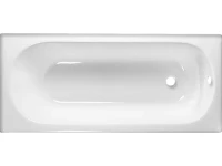 Чугунная ванна Byon 13M 180x80 см, пристенная, белая, на ножках