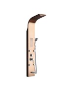 Душевая панель Ceruttispa Victoria RG CT9977 розовое золото