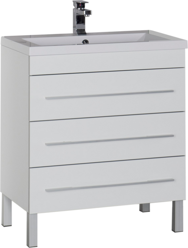 Тумба под раковину Aquanet Верона 75 белая