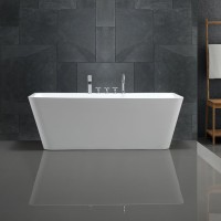 Акриловая ванна Vincea VBT-425-1700 170x80 см, пристенная, белая, с каркасом, со сливом-переливом