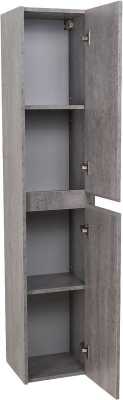 Шкаф пенал для ванной BelBagno Kraft R cemento grigio