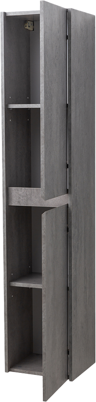 Шкаф пенал для ванной BelBagno Kraft R cemento grigio