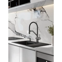 Смеситель для кухни со съемным изливом на магните Raglo R86.41.09, графит