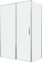 Душевой уголок Allen Brau Priority 140x80, профиль серебро браш, стекло прозрачное
