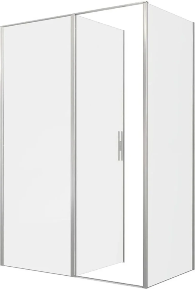 Душевой уголок Allen Brau Priority 140x80, профиль серебро браш, стекло прозрачное