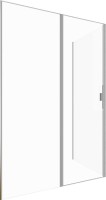 Душевой уголок Allen Brau Priority 140x80, профиль серебро браш, стекло прозрачное