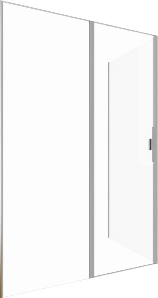Душевой уголок Allen Brau Priority 140x80, профиль серебро браш, стекло прозрачное