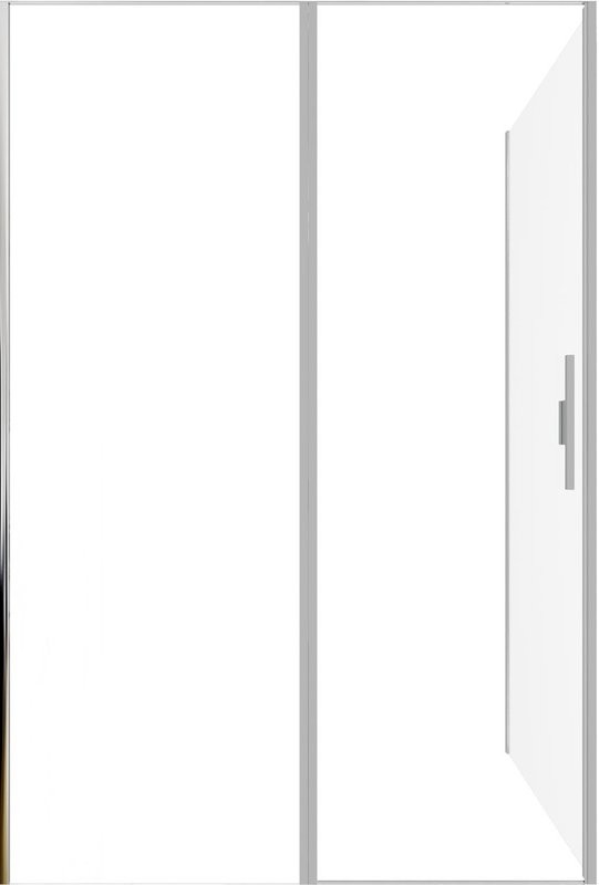Душевой уголок Allen Brau Priority 140x80, профиль серебро браш, стекло прозрачное