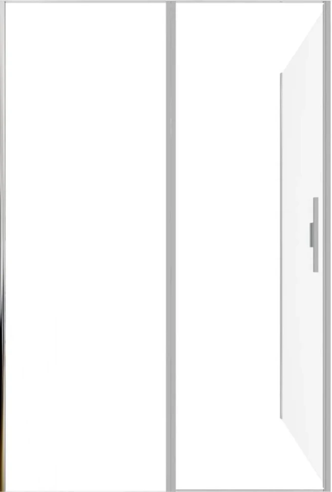 Душевой уголок Allen Brau Priority 140x80, профиль серебро браш, стекло прозрачное