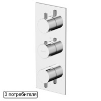 Душевой комплект WHITECROSS Y YSET11TOPCR С ВНУТРЕННЕЙ ЧАСТЬЮ, хром