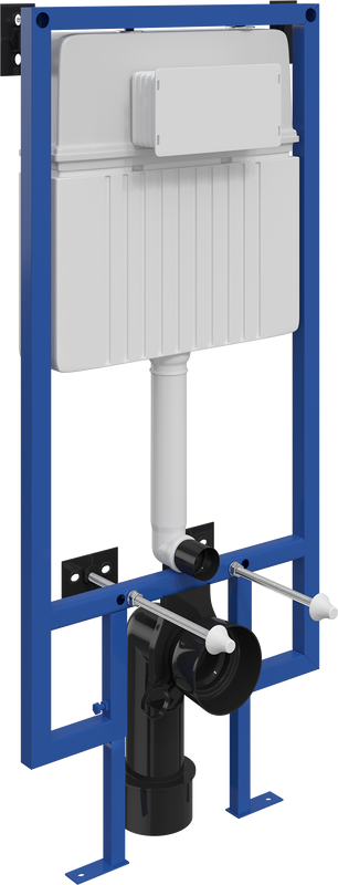 Комплект Унитаз подвесной Ceramicanova Cubic CN1806 с микролифтом, безободковый + Инсталляция STWORKI + Кнопка 230823 хром матовый