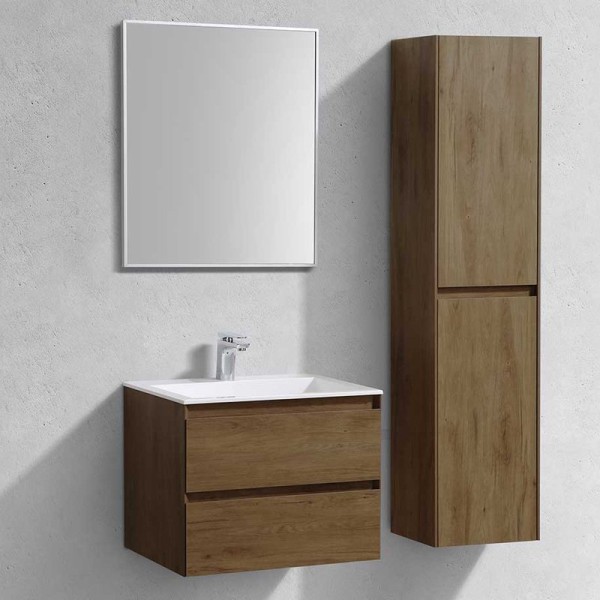 Мебель для ванной комнаты Vincea Luka 60 2 ящика, дуб табак