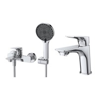 Комплект для ванной BelBagno Marino MARINO-VASM/LVM-CRM хром