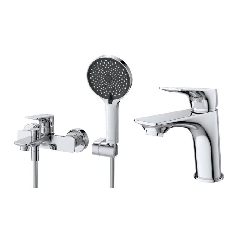 Комплект для ванной BelBagno Marino MARINO-VASM/LVM-CRM хром