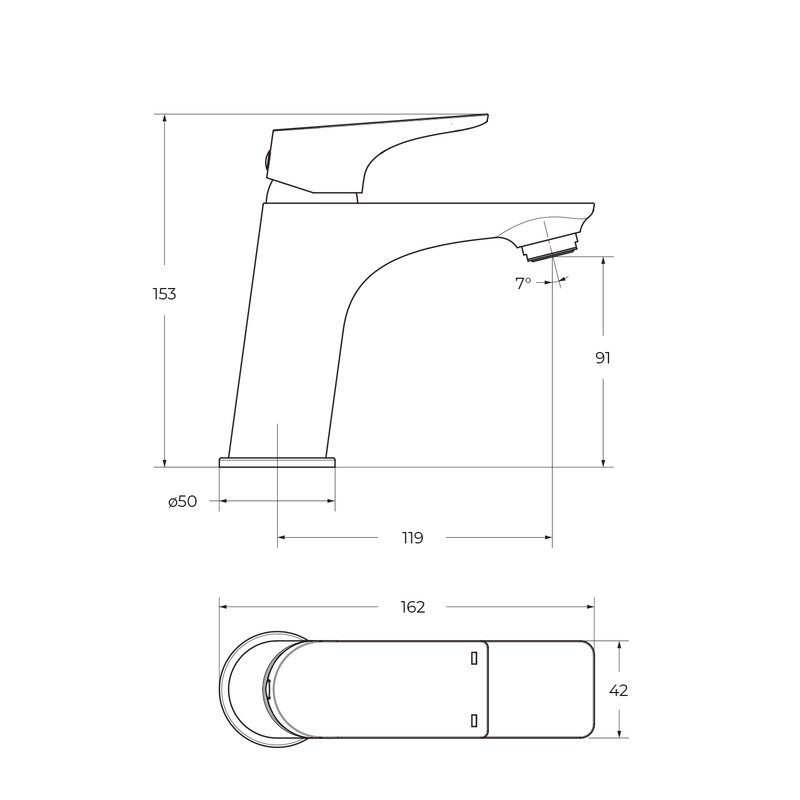 Комплект для ванной BelBagno Marino MARINO-VASM/LVM-CRM хром