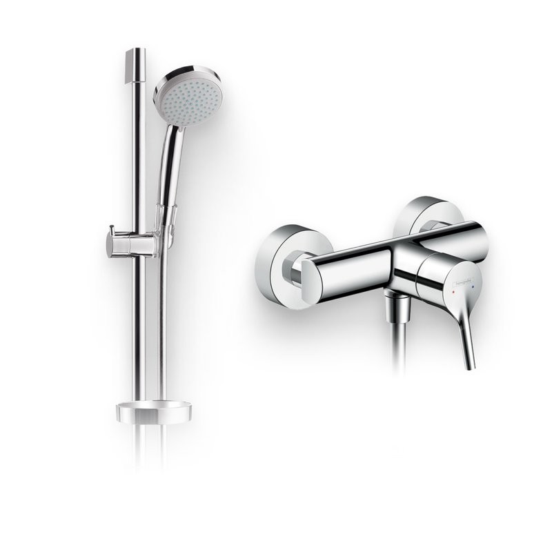 Душевой комплект Смеситель для душа Hansgrohe Talis S 72600000 + Гарнитур Croma 100 Vario 27771000 Unica C