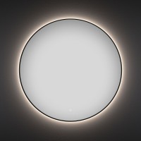 Зеркало круглое Wellsee 7 Rays’ Spectrum 100 с подсветкой, черное