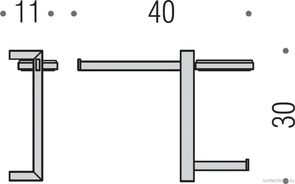 Стойка Colombo Design Units B9122.D.CR-VAN