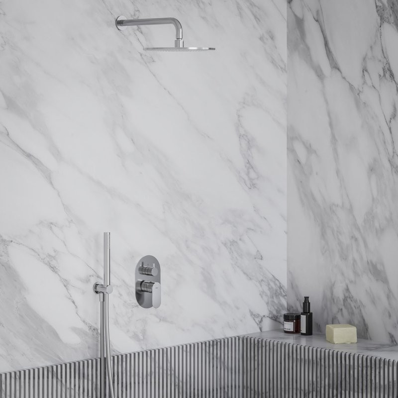 Встраиваемый смеситель для душа и ванны Ravak Eleganta EL 065.00CR.O2 хром