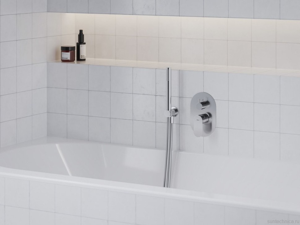 Встраиваемый смеситель для душа и ванны Ravak Eleganta EL 065.00CR.O2 хром
