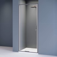 Душевая дверь в нишу RGW Stilvoll SV-05Gr 100 см, профиль матовый серый, стекло прозрачное