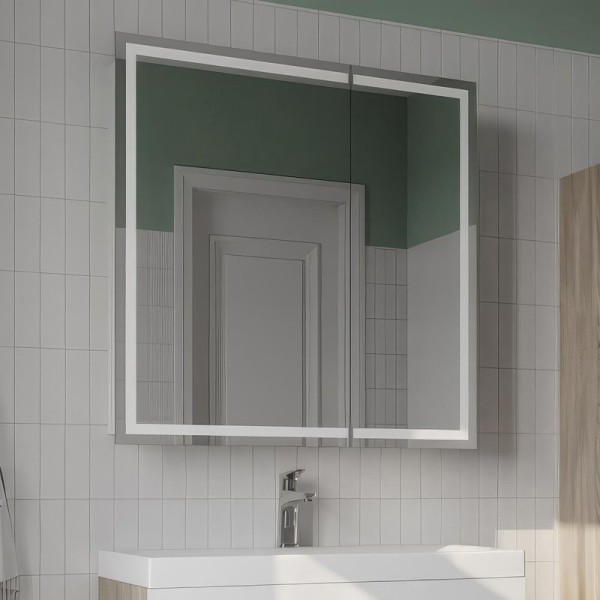 Зеркало-шкаф IDDIS Zodiac 80 с подсветкой