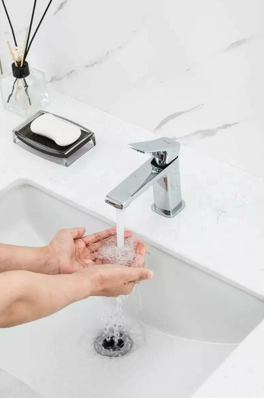 Смеситель для раковины Frap H84 F1084 хром